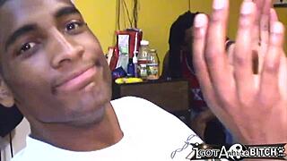 Summer Gets Banged In The Barber Shop By Big Black Cocks.