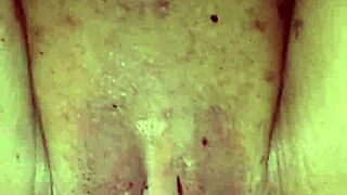 Deep anal sex with big cock, bent over in doggystyle, cumshot creampie.