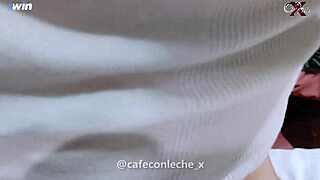 My fat-assed stepsister begs me to fill her ass with cum while riding homemade