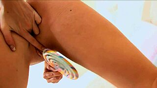 Lusty babe bewitches pecker with juicy blowjob, she moans