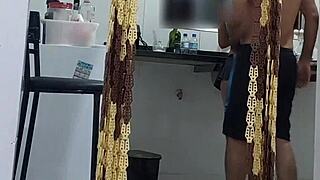 Latina Stepmother In Provocative Clothes Gets Fucked While Friend Watches