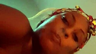 Fucking my step-brother's wife while he's at work with big tits and toys