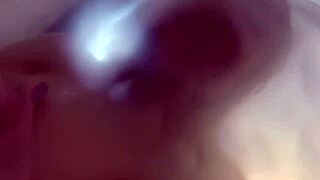 Pierced Olivia cleans up after a tough day, ya know!