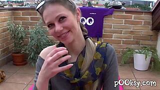 French Minnie Deepthroats A Huge Dick In POV 😍