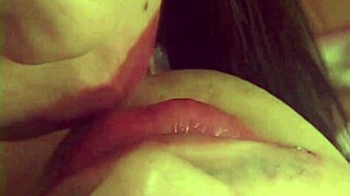 Does the cute japanese babe give handjob to horny guy?