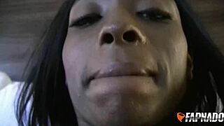 I, black gazelle, am doin my horny mornin routine with my huge pink dildo, feelin so good