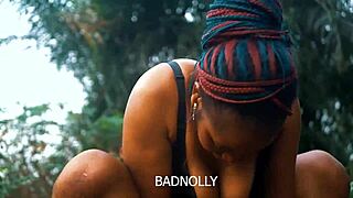 Diva orders outdoor fuck with village babe