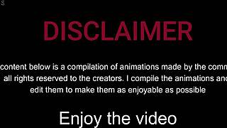 a horny witch loops you with big cock cumshot on tits