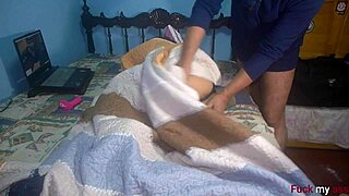 Waking my best friend for rough ass fucking