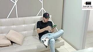 my horny stepsis deepthroats my big cock! oops