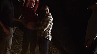 the hot teen boy gets his tight ass fingered and jerked off