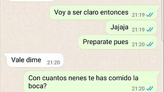 latina girlfriend shares past experiences on phone chat