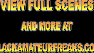 Ebony virgin experiences her first fuck with big black cock