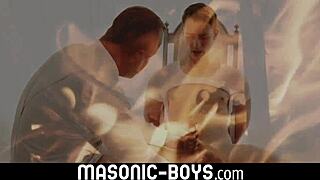 the hot teen boy gets his tight ass fingered and jerked off