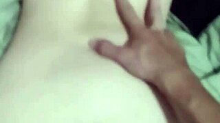 she bent over in doggystyle, wanting that big cock to punch her ass hard from pov.