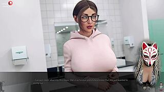 Sexy Secretary Flashes Huge Boobs In The Office!