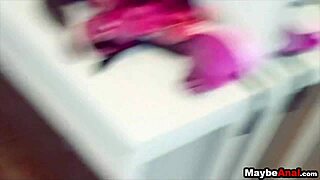 Blondie’s first anal with nerd Tucker Starr, wow! 😍