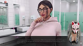 Sexy Secretary Flashes Huge Boobs In The Office!