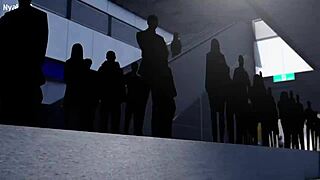 In this lewd game show, contestants with big tits and asses compete using big cocks and futanari for prizes