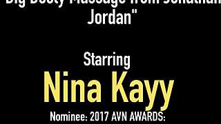 I'm Nina Kayy, big butt nympho, mountin' my big cock lover in cowgirl style