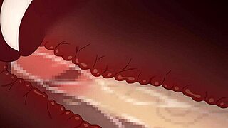 Animated girl with huge tits gets fucked by big cock