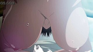 Animated girl with huge tits gets fucked by big cock