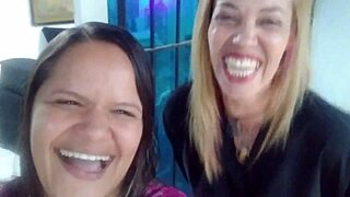 Paty bumbum and fada mel search for big dick to fuck their pussy and ass