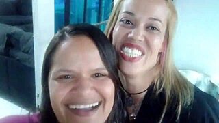 Paty bumbum and fada mel search for big dick to fuck their pussy and ass