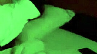 Is this career woman a sex beast at night in real amateur voyeur footage?