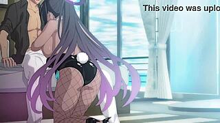 Animated girl with huge tits gets fucked by big cock