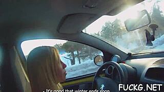 Lad in spy glasses scores a girl for rough oral and sex