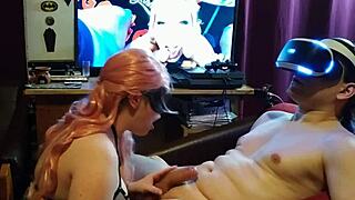 Stepdaughter catches me masturbating