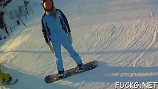 Lad in spy glasses scores a girl for rough oral and sex