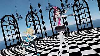 Holy! Mirai Akari and Tokino Sora in wild MMD action!