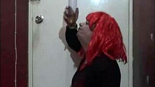 bisexual mark wright in stockings, desperately wanting to swallow another man's piss?