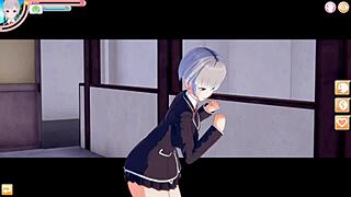 Watch Asami's big tits get massaged and more in this 3D erotic anime.