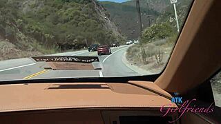 shes back and ready to play good times with riley star and her pretty pussy car ride and playtime