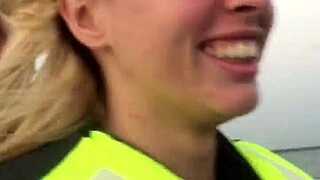 Damn! Hottest chica with big tits fingering in public on a jet ski in Mexico!