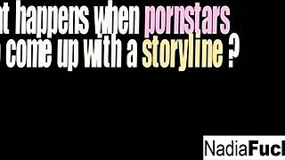 three hot pornstars feeling horny at the night club