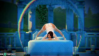 my love liberty lee rides in the sims 4, but i messed up the cowgirl