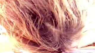 Mature sucks huge cocks for cum