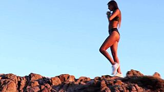 public sex orgasm with melena maria rya using dildo