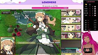 lewdneko is playing evenicle part 14, and it's getting cute with big tits and creampie 😘