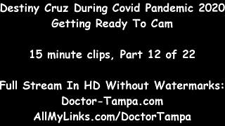 destiny showers with doctor in hospital chat