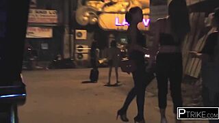 Rough POV banging with a kinky tattooed thick Filipina outdoors