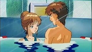 shy wet anime teen 18+ babe in hentai masturbation scene