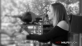 sexy blonde aluni getting her holes oiled up