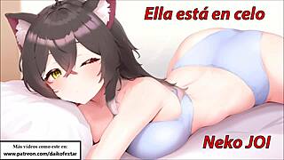喵叫和高潮！猫娘 JOI 和你发情女友 Neko 西班牙语版