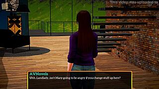 My New Family 412 - Busty Brunette MILF in Erotic Hentai Game 😘