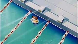 shy wet anime teen 18+ babe in hentai masturbation scene